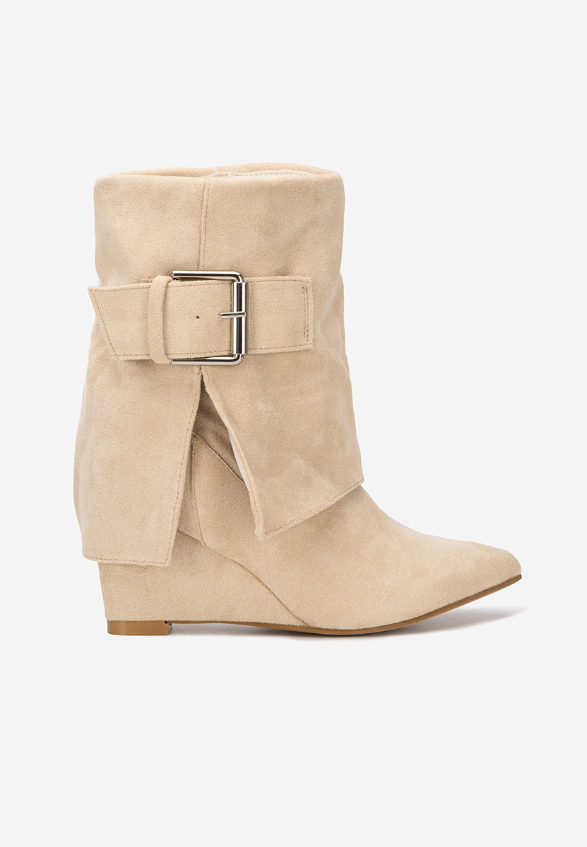 Μποτακια πλατφορμεσ Irinea μπεζ