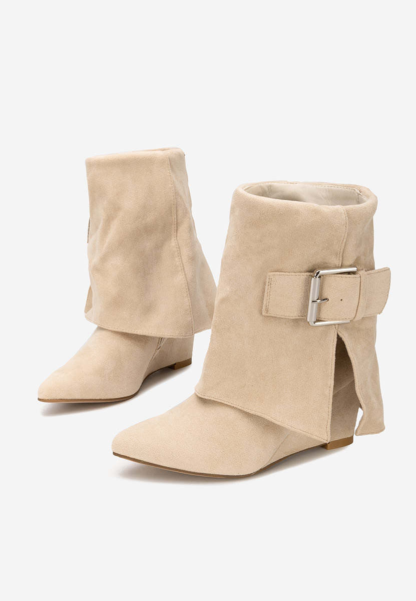 Μποτακια πλατφορμεσ Irinea μπεζ