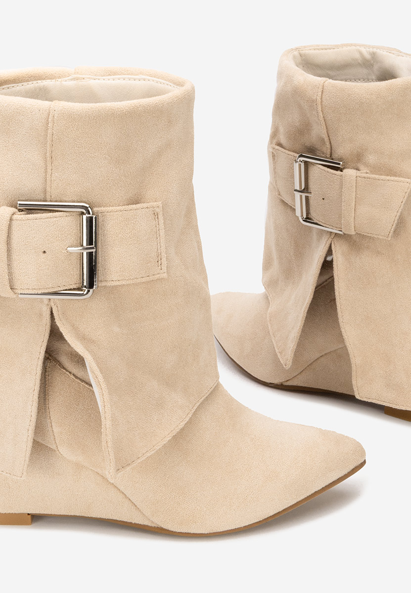 Μποτακια πλατφορμεσ Irinea μπεζ