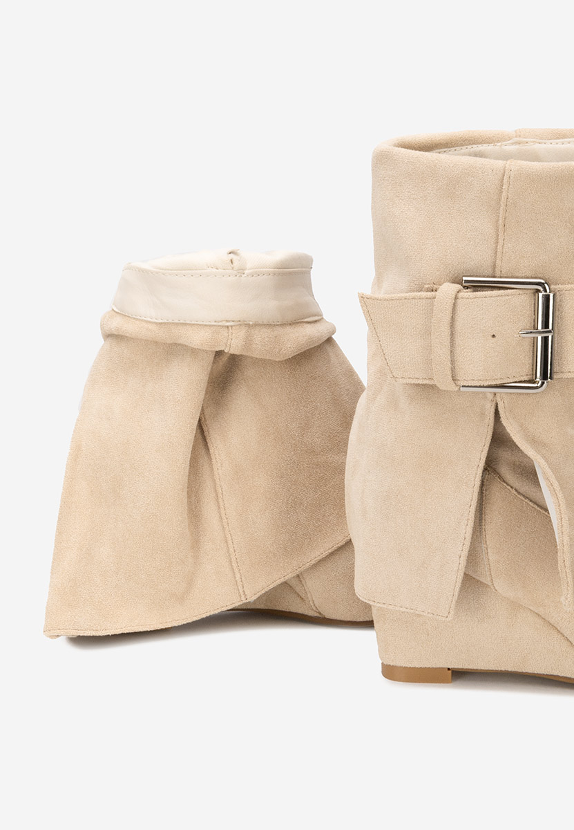 Μποτακια πλατφορμεσ Irinea μπεζ