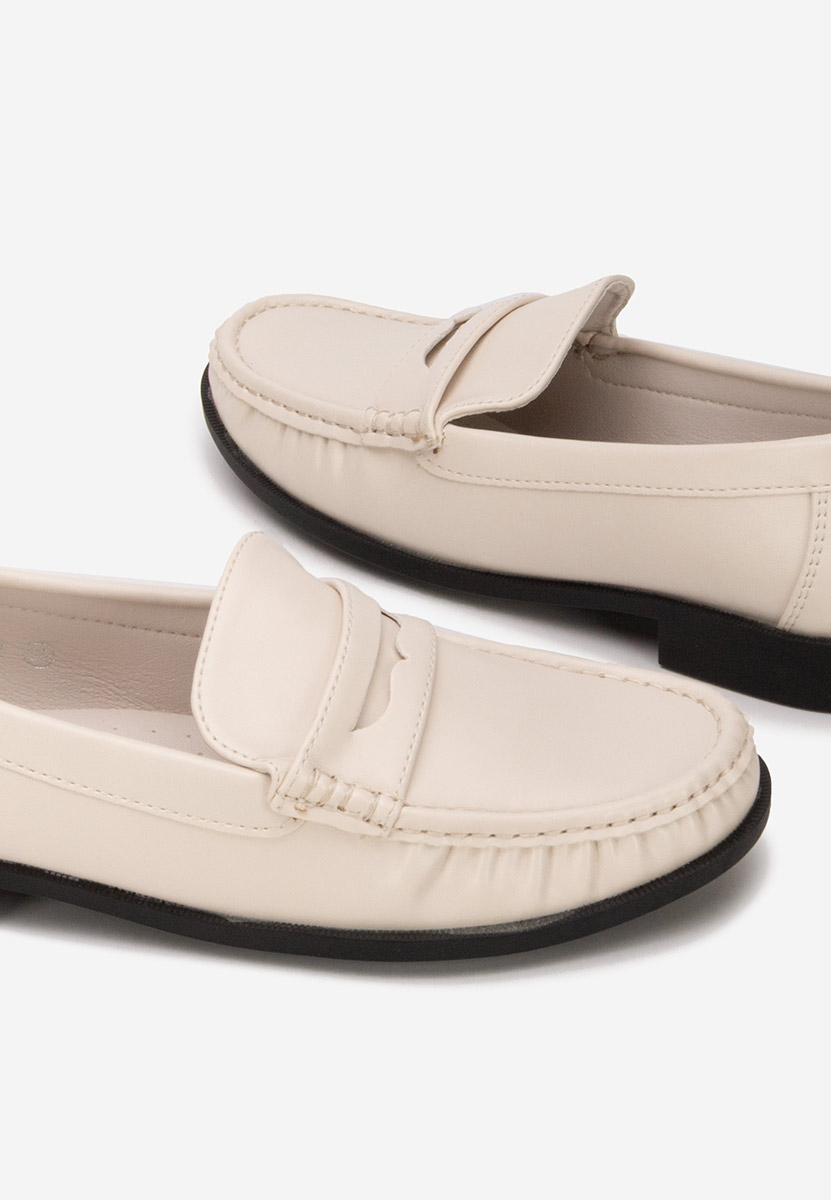 Μοκασίνια γυναικεια Matildia μπεζ