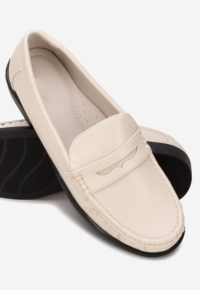 Μοκασίνια γυναικεια Matildia μπεζ