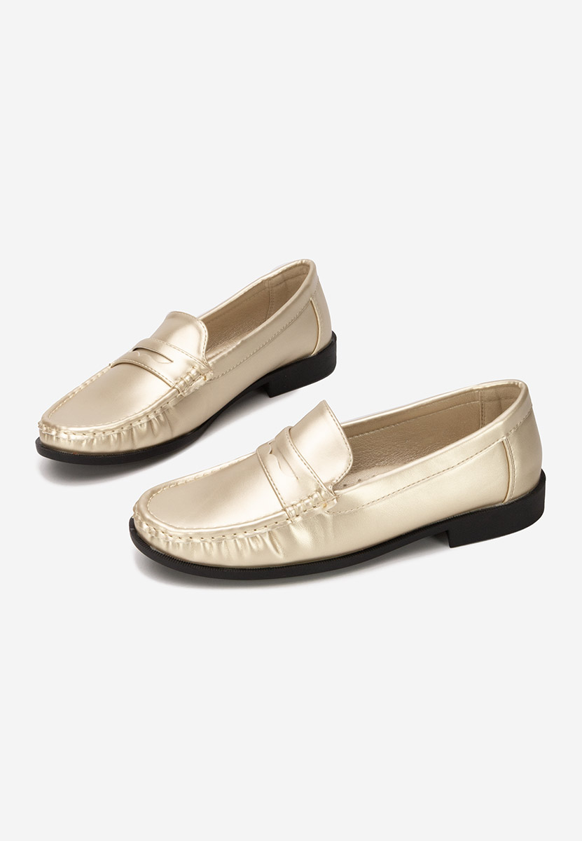 Μοκασίνια γυναικεια Matildia χρυσο