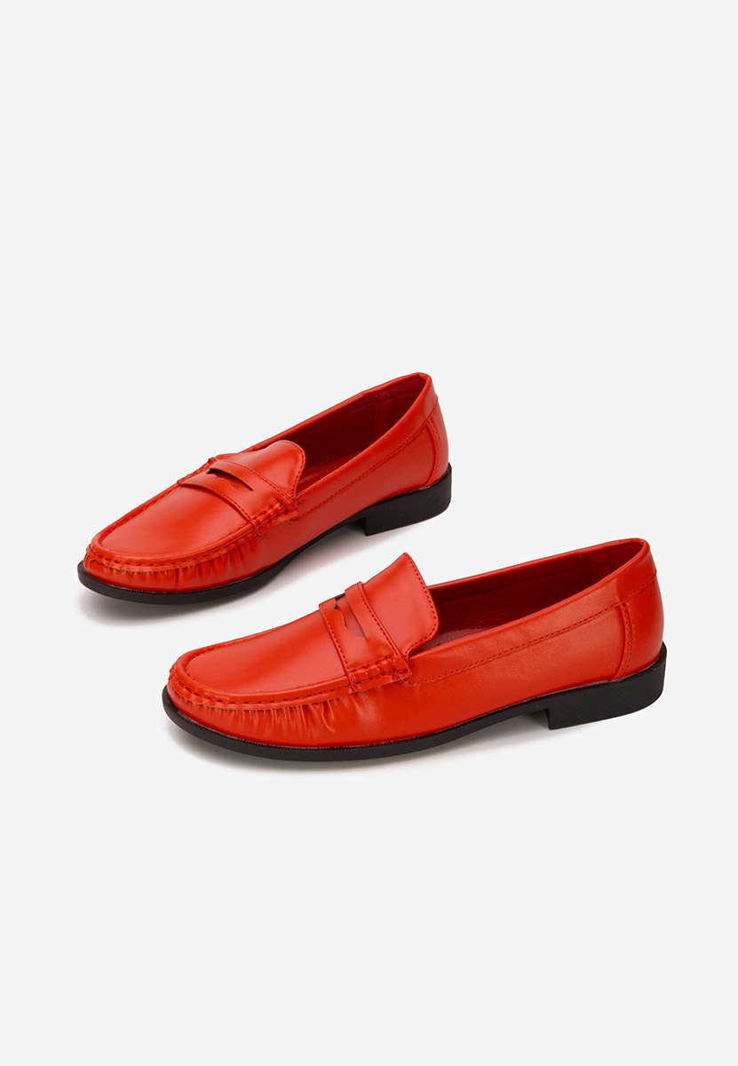 Μοκασίνια γυναικεια Matildia κοκκινο