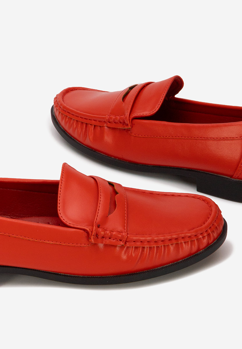 Μοκασίνια γυναικεια Matildia κοκκινο