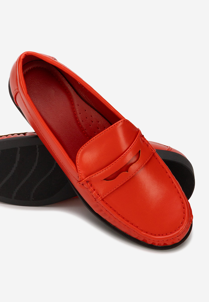Μοκασίνια γυναικεια Matildia κοκκινο