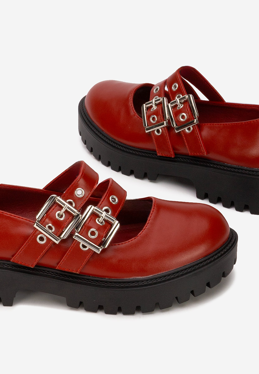 Casual παπουτσια γυναικεια Geovania μπορντό