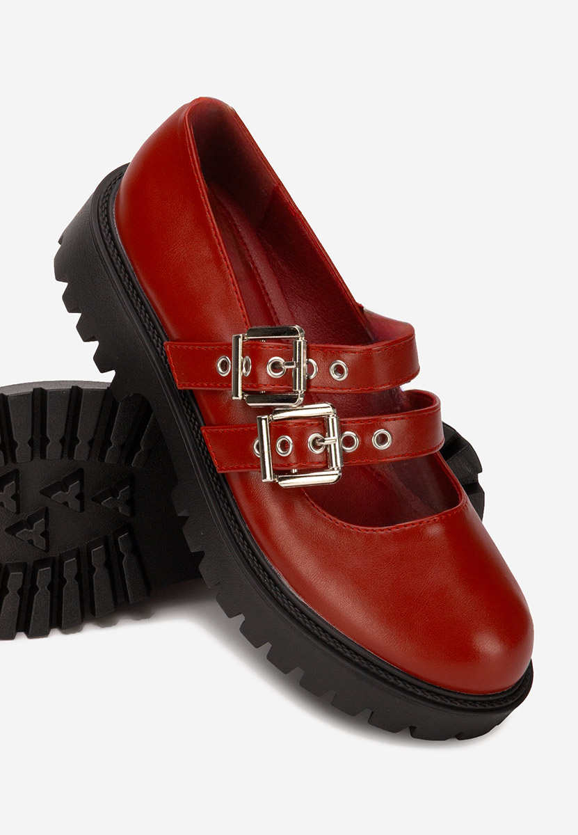 Casual παπουτσια γυναικεια Geovania μπορντό