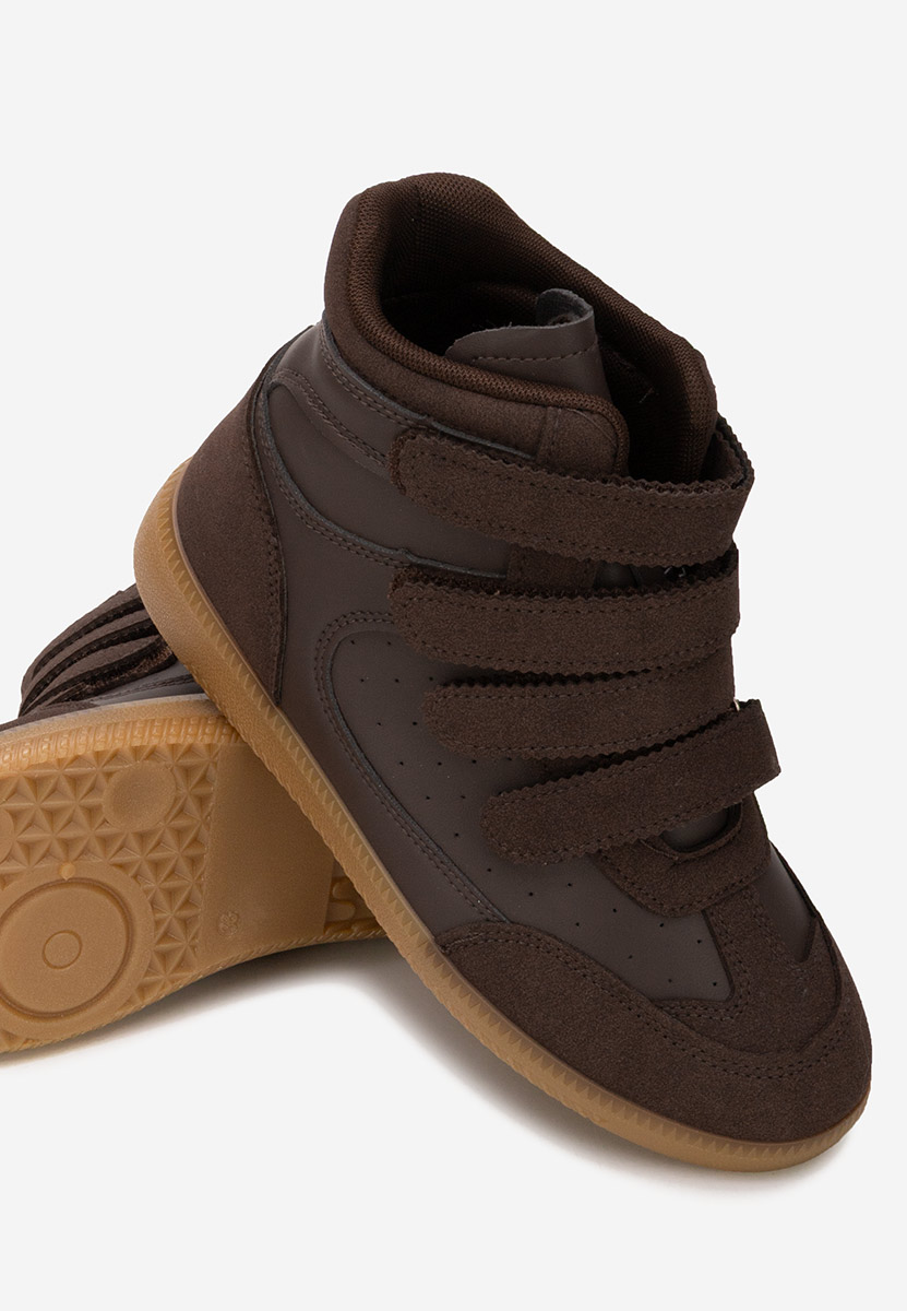 Sneakers αστραγαλου γυναικεια Fluvia καφε