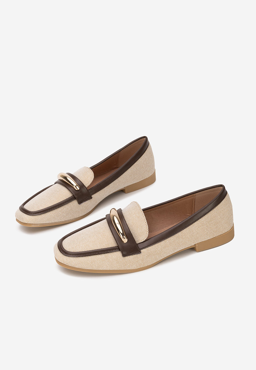 Μοκασίνια γυναικεια Meliania μπεζ