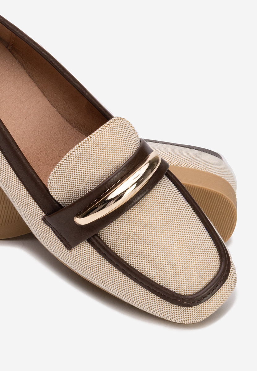 Μοκασίνια γυναικεια Meliania μπεζ