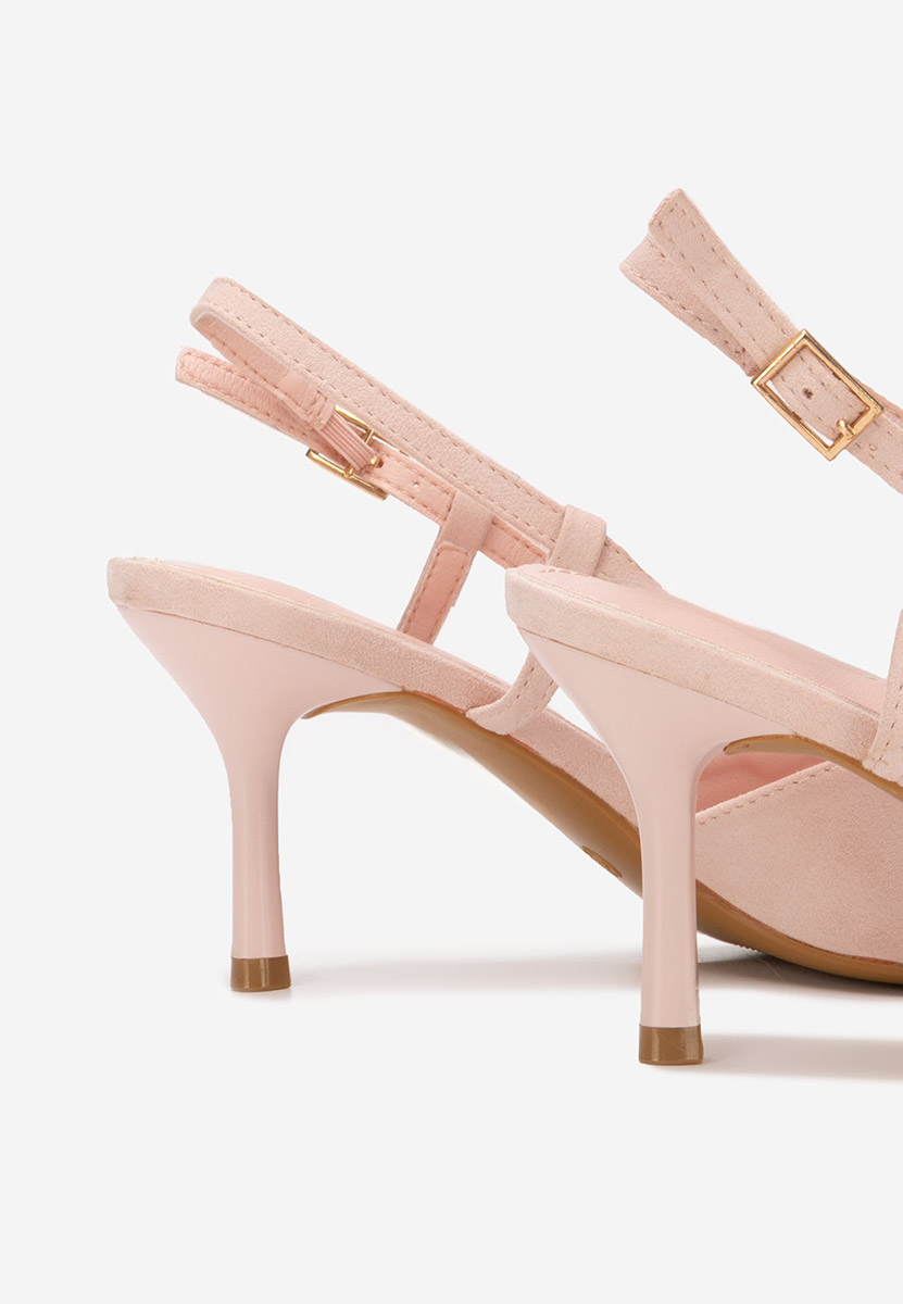 Γόβες slingback Castalia ροζ