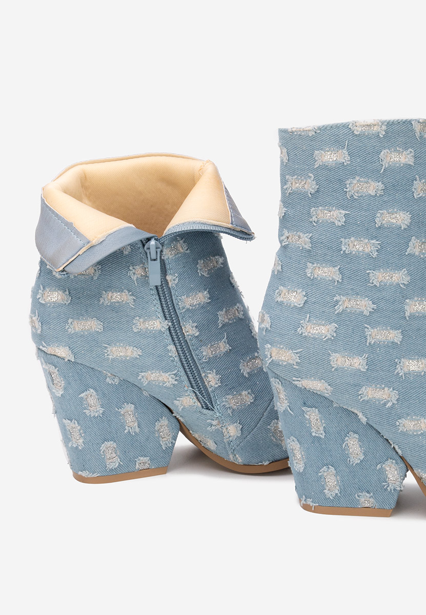 Γυναικεία Μποτάκια Cowboy Lariza V2 Τζιν