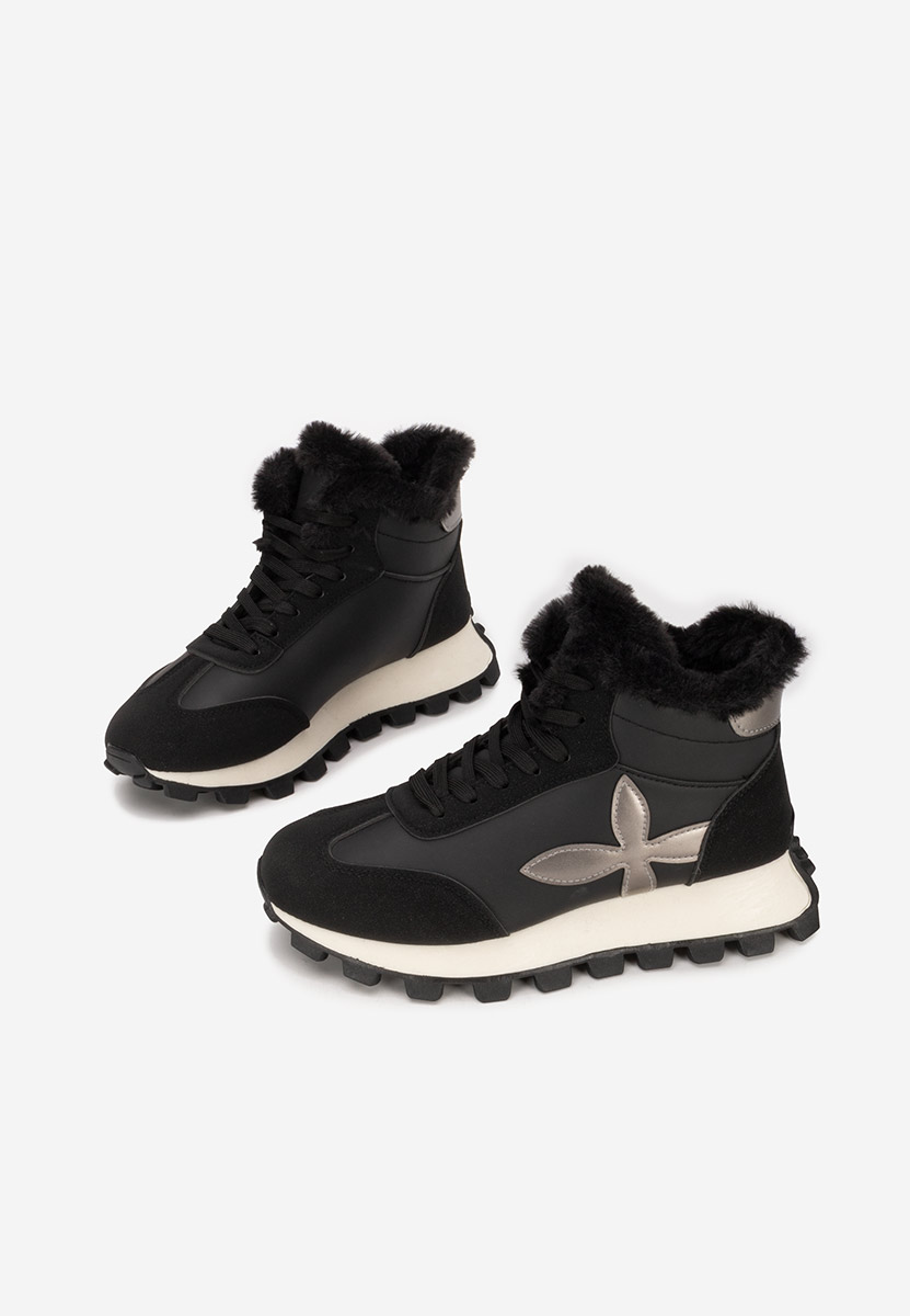 Χειμερινά sneakers γυναικεια Ozia μαύρα