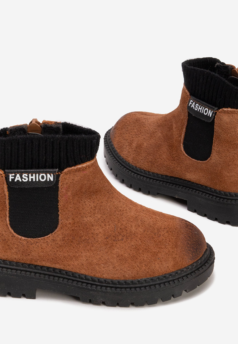 Παιδικά μποτάκια Fashion καφε