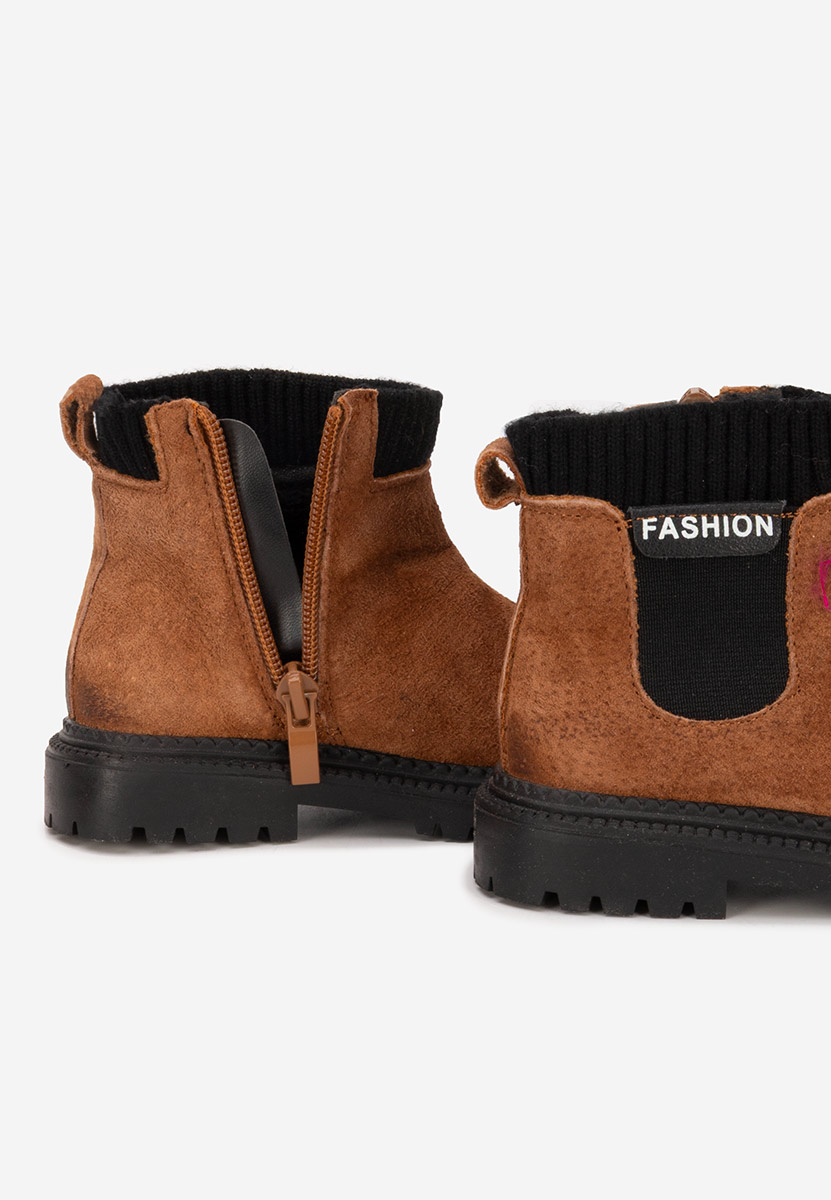 Παιδικά μποτάκια Fashion καφε