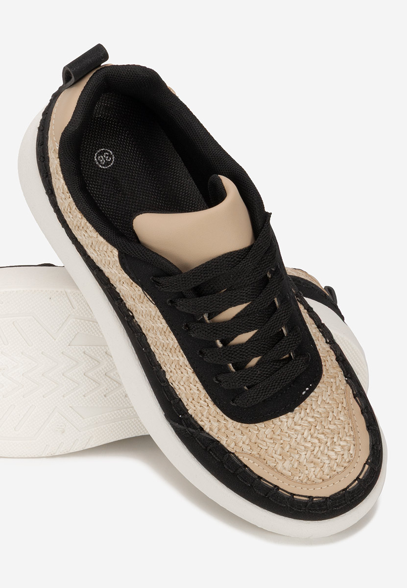 Sneakers με πλατφόρμα Cecila μαύρα