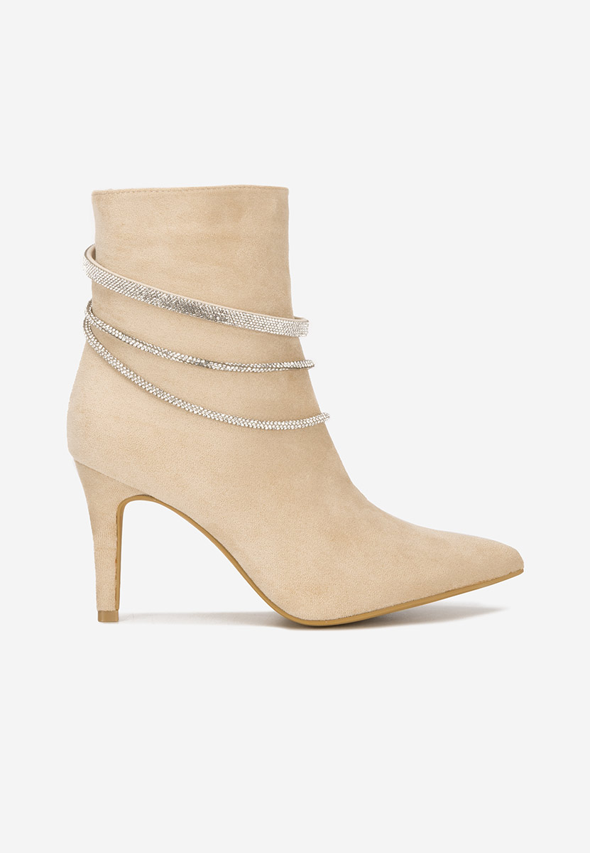 Γυναικεία Μποτίνια Lorreta μπεζ