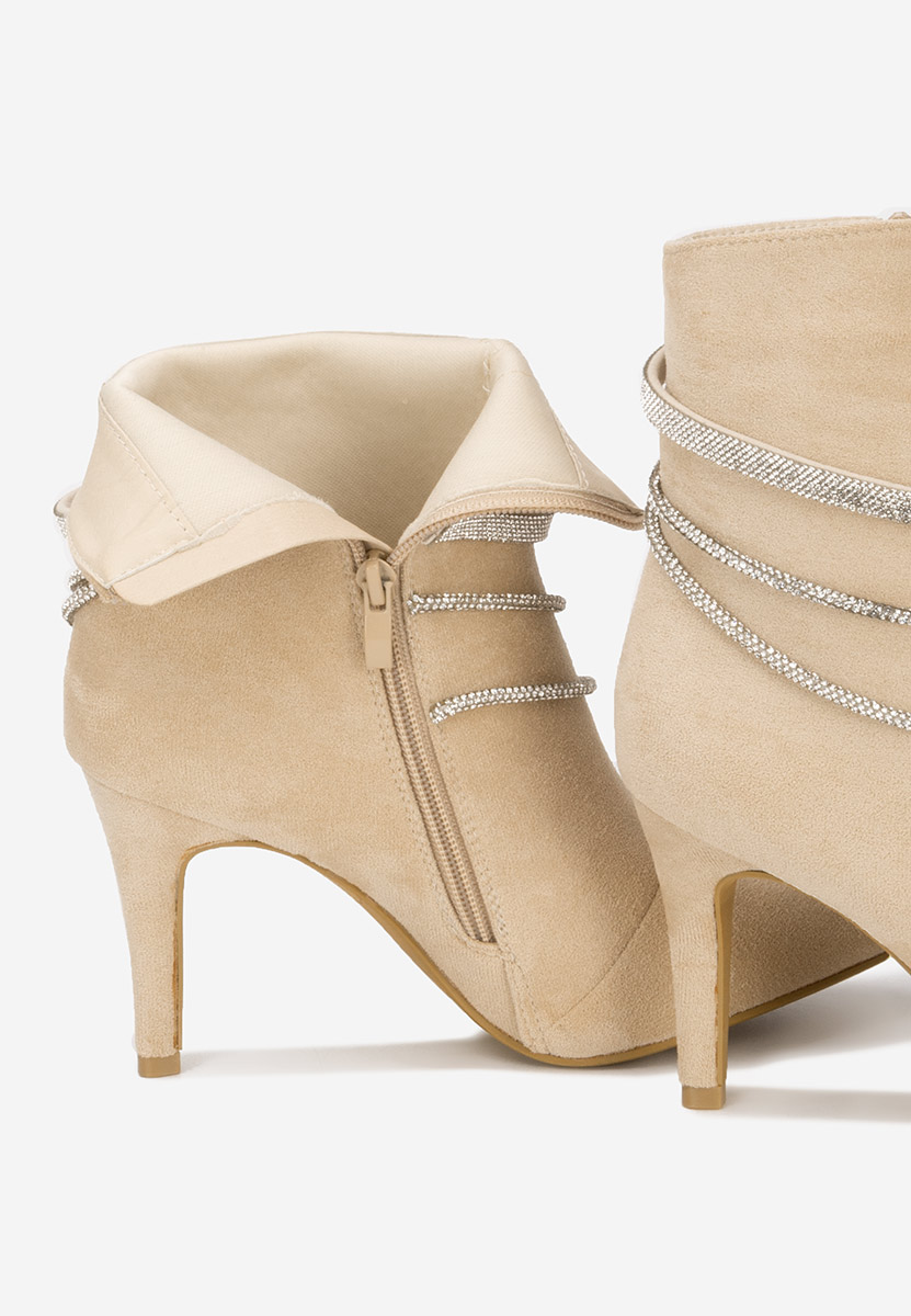 Γυναικεία Μποτίνια Lorreta μπεζ