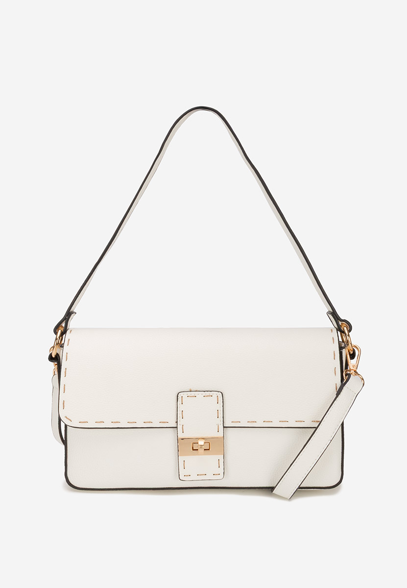 Τσάντα Χεριού Emilea ασπρη ελεφαντοδοντο