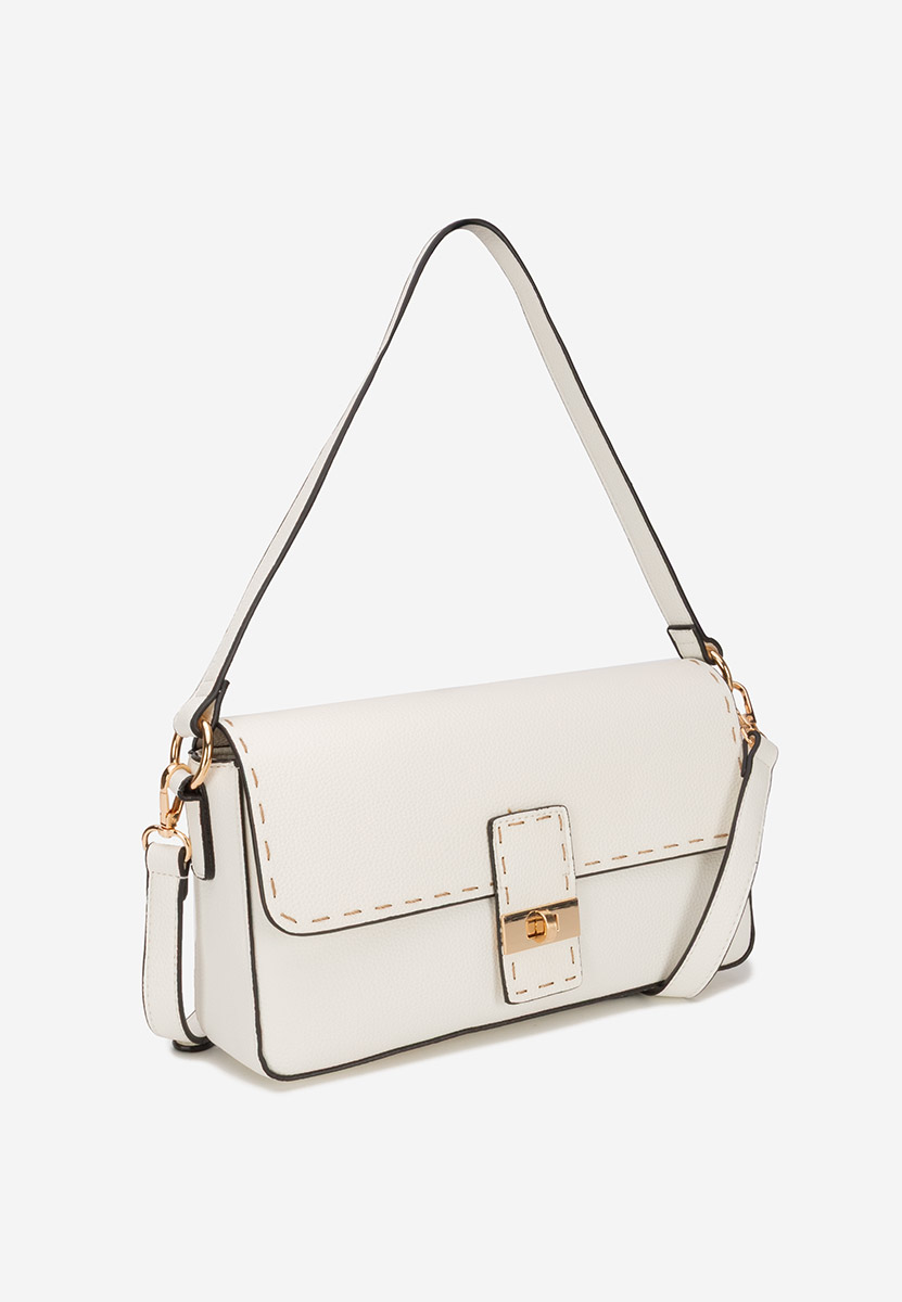 Τσάντα Χεριού Emilea ασπρη ελεφαντοδοντο