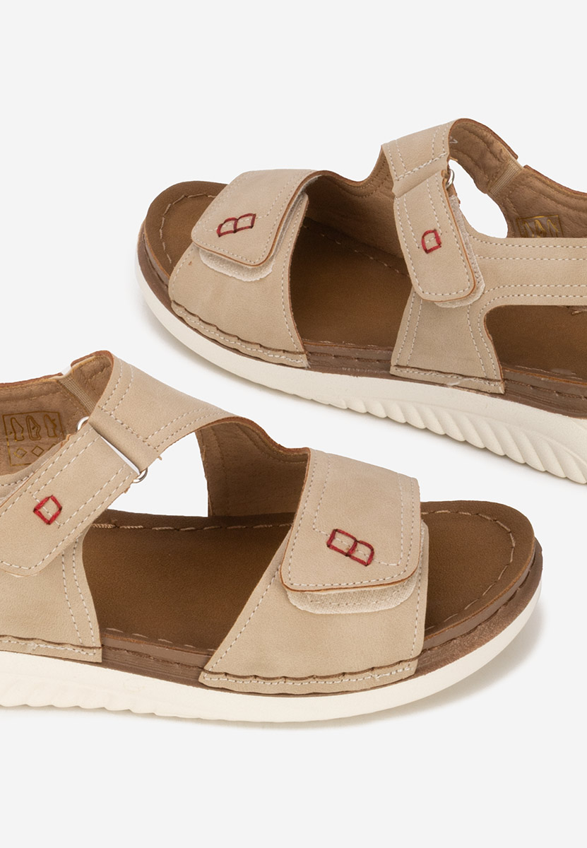 Πέδιλα χαμηλά Metina V2 μπεζ