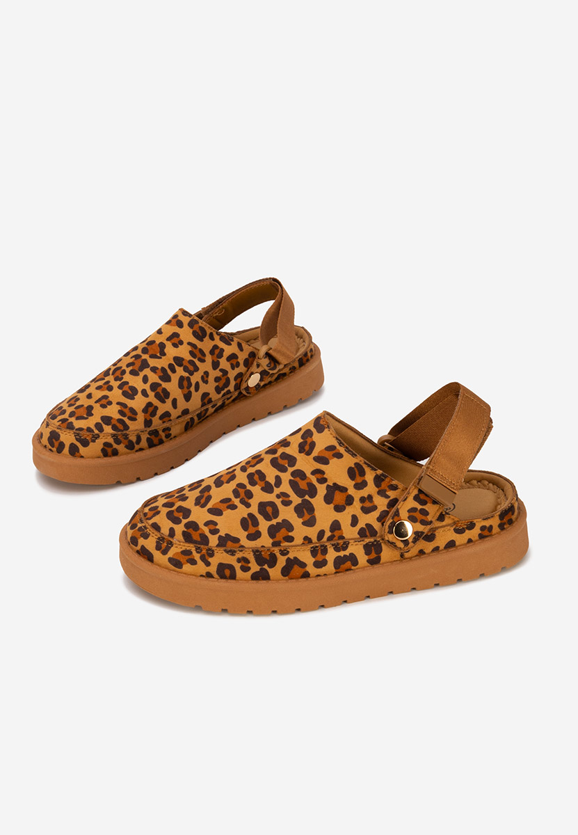 Mules γυναικεια Simiona λεοπαρ