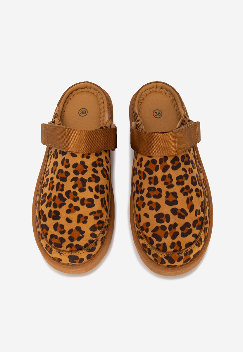Mules γυναικεια Simiona λεοπαρ