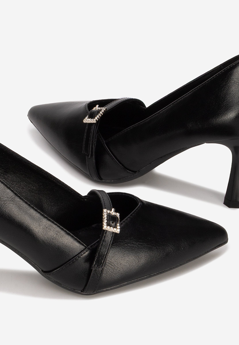 Γόβες στιλέτο Ashlee μαύρα