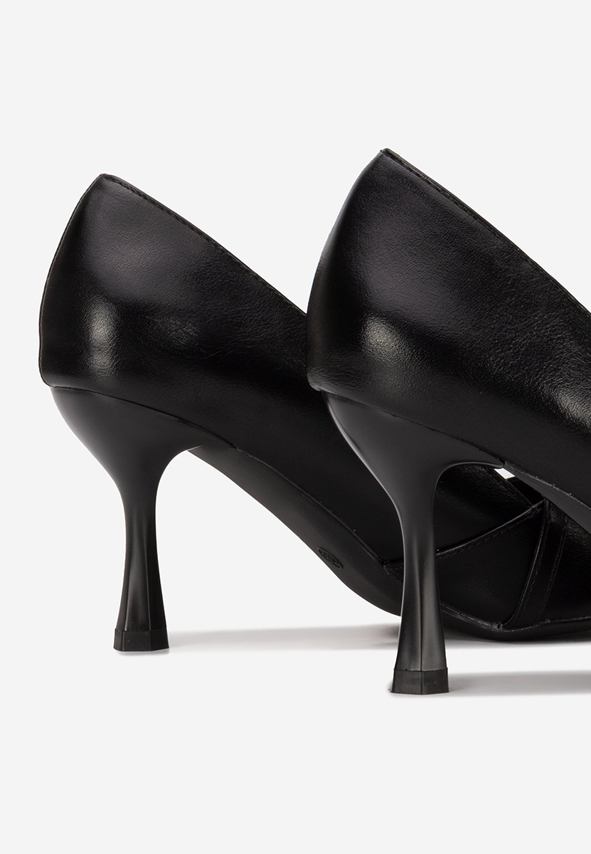 Γόβες στιλέτο Ashlee μαύρα