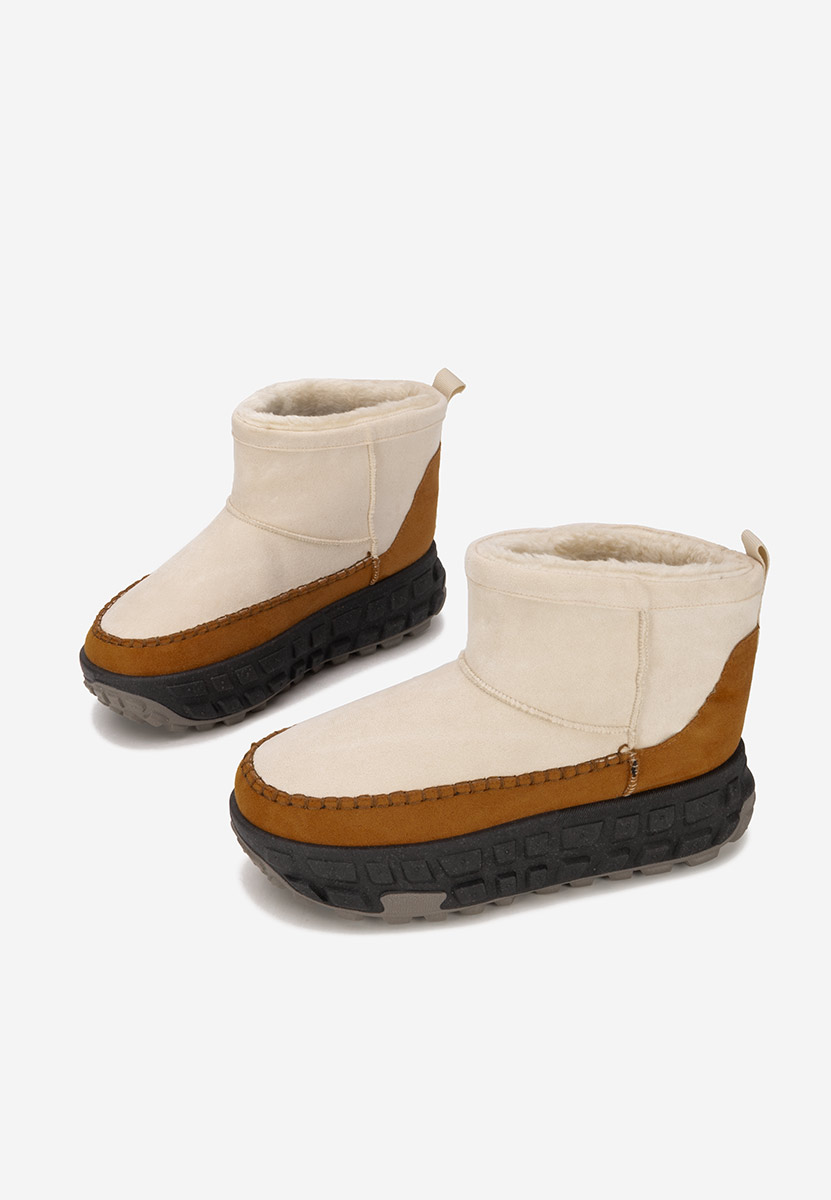 Mποτάκια πλατφόρμα Novela μπεζ