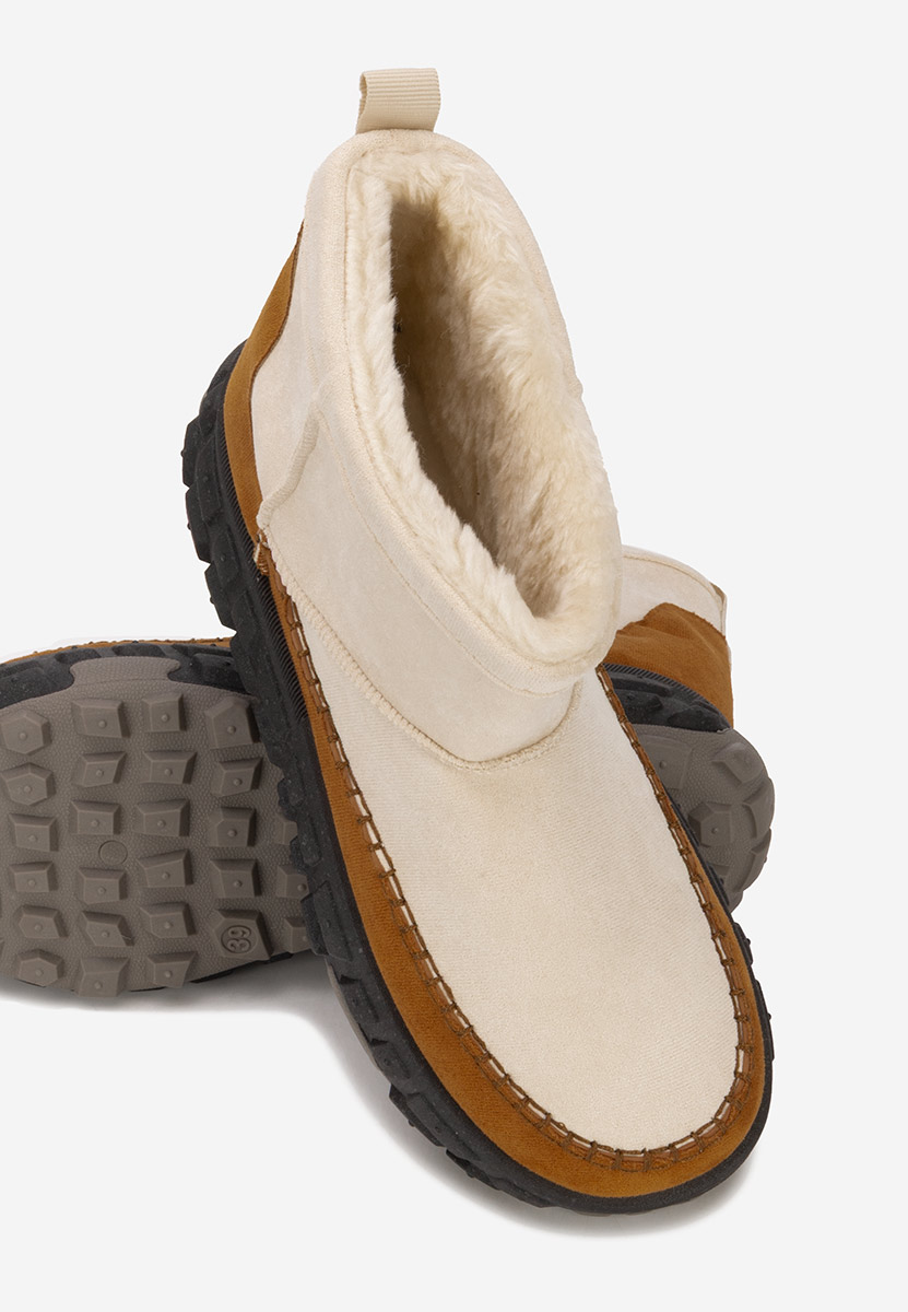 Mποτάκια πλατφόρμα Novela μπεζ