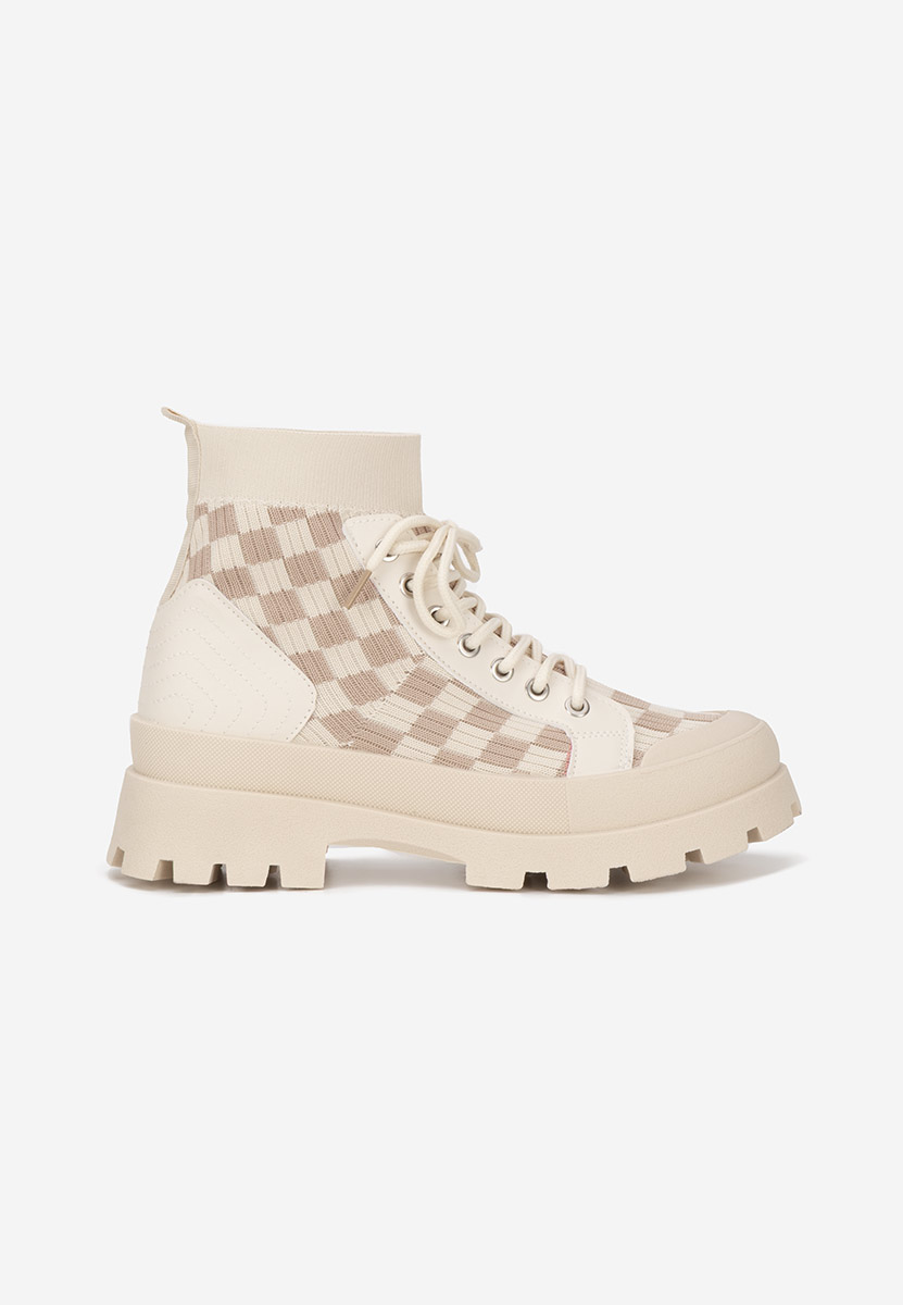 Γυναικεία sneakers αστραγάλο Zendoria V2 μπεζ