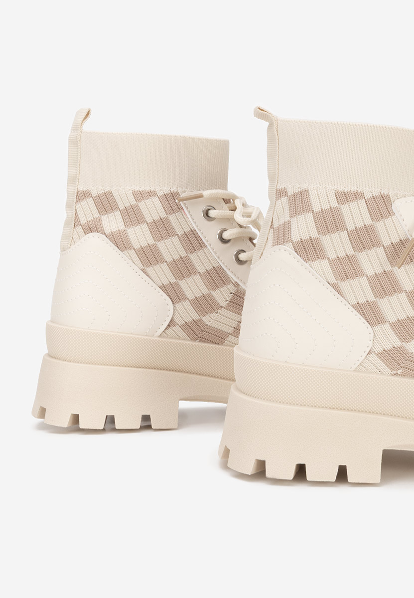 Γυναικεία sneakers αστραγάλο Zendoria V2 μπεζ