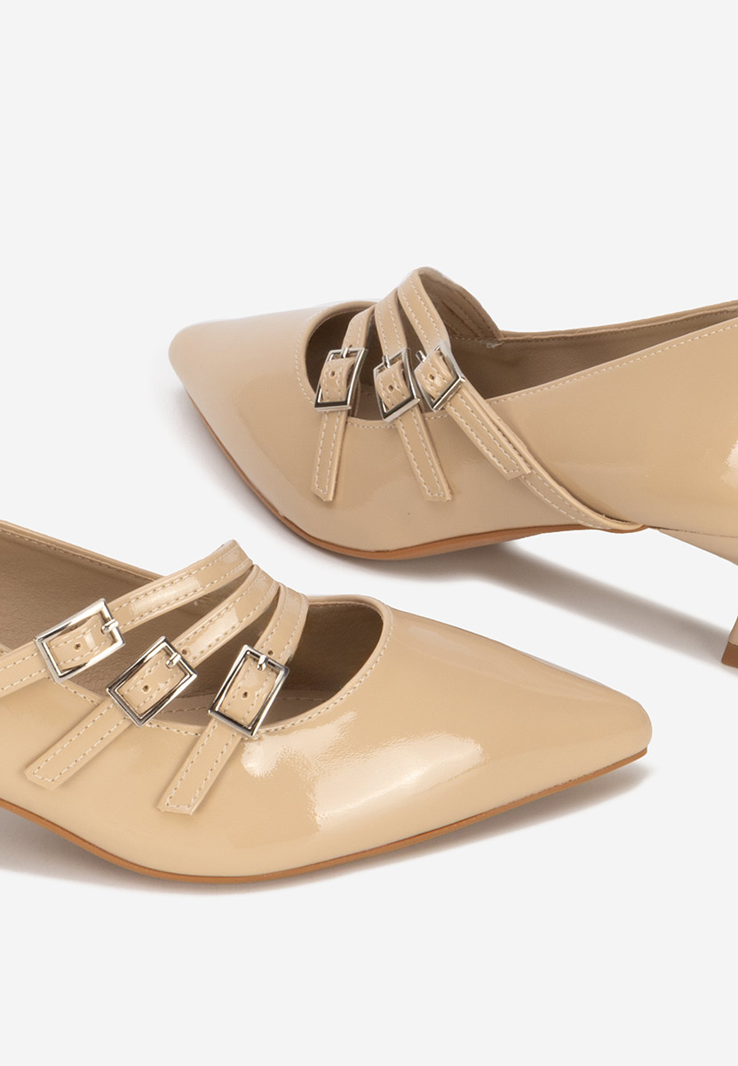 Γόβες στιλέτο Marcella μπεζ