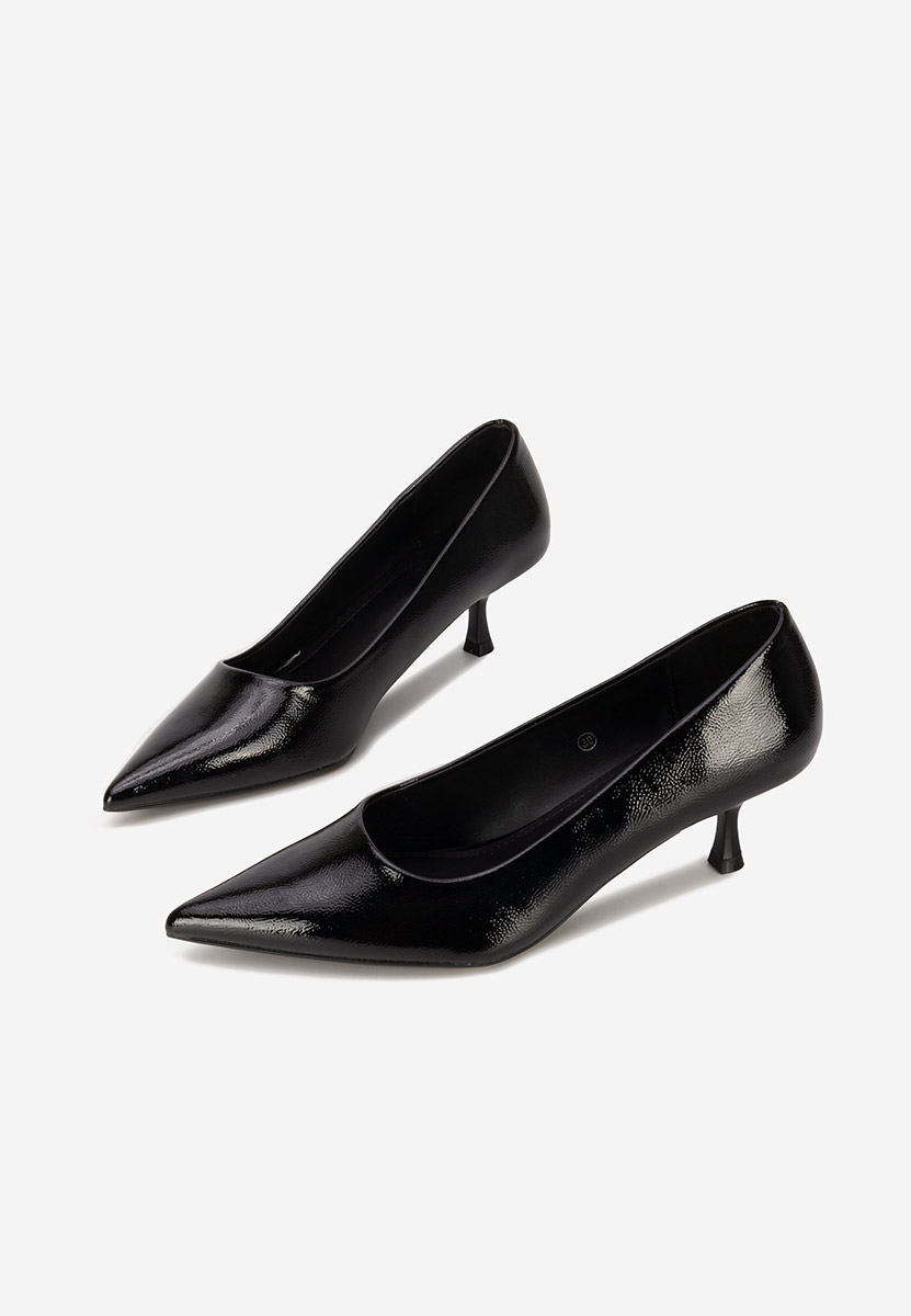 Γόβες με χαμηλό τακούνι Dianela μαύρα