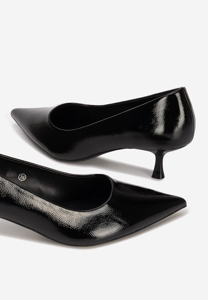 Γόβες με χαμηλό τακούνι Dianela μαύρα