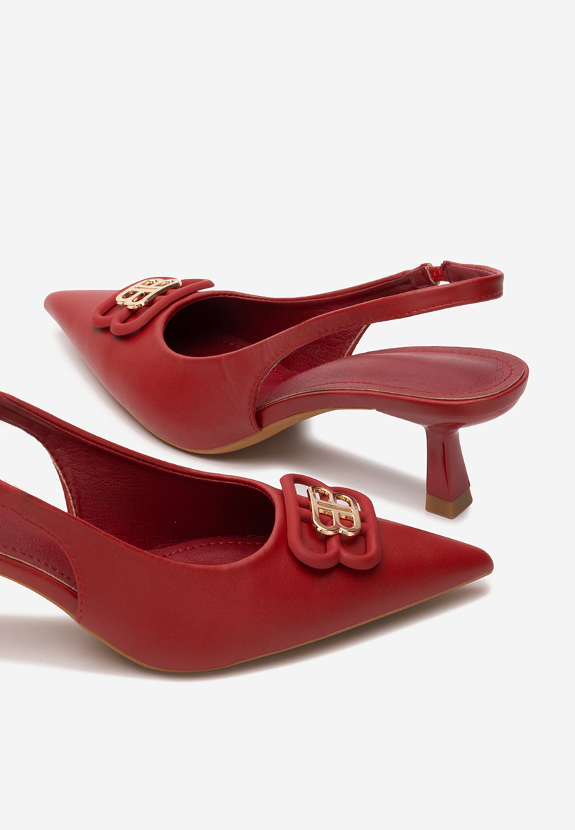 Γόβες slingback Belabisa κοκκινο