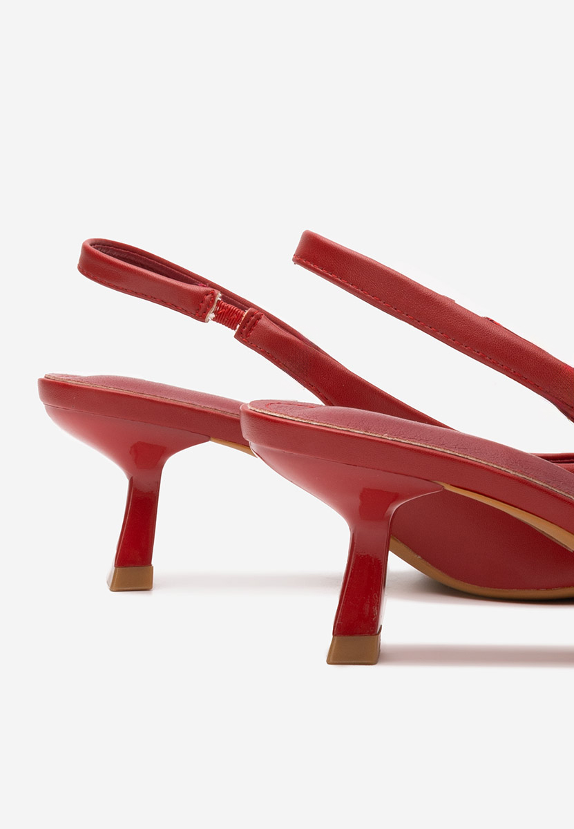 Γόβες slingback Belabisa κοκκινο