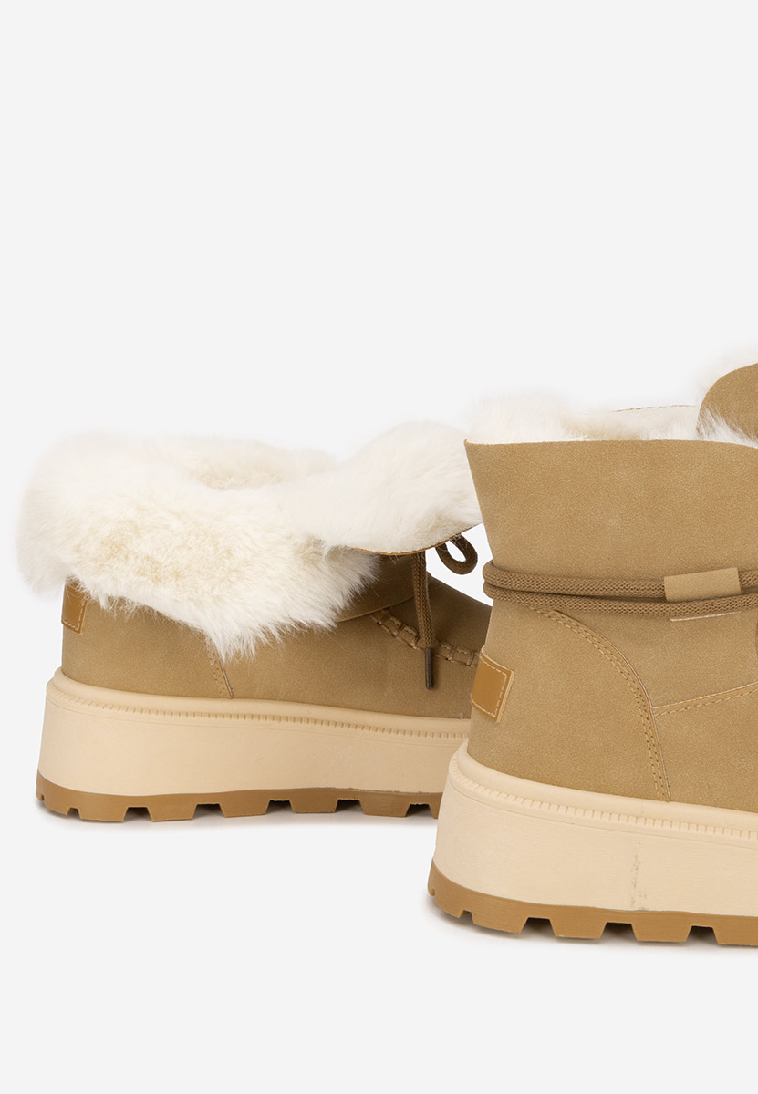 Mποτάκια πλατφόρμα Dionea χακι