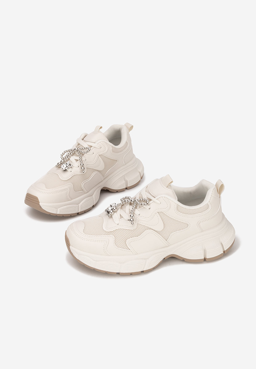 Sneakers γυναικεια Jasmyne μπεζ