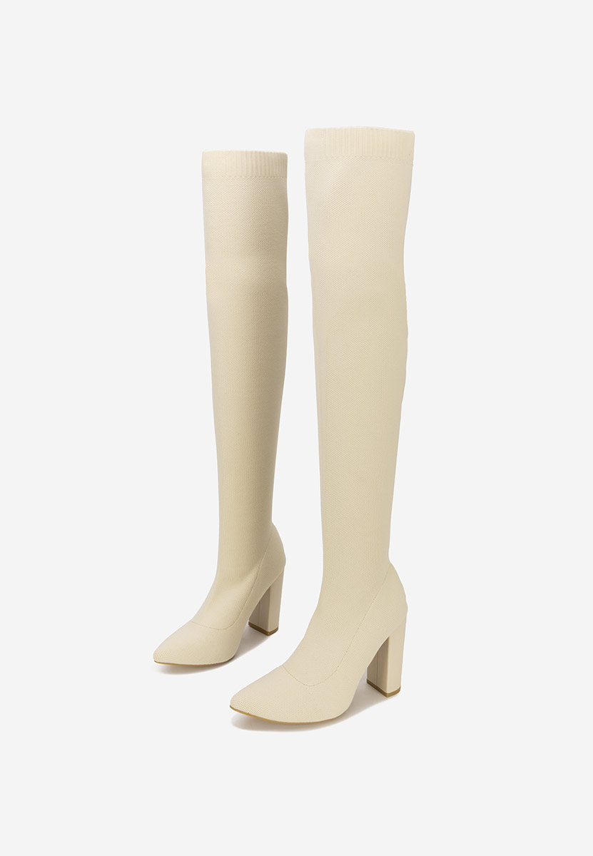 Ψηλές μπότες μπεζ Herrera