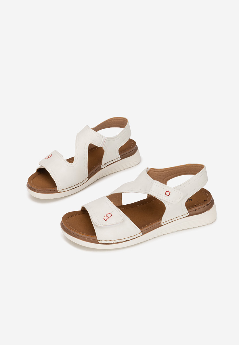 Πέδιλα χαμηλά Metina V2 λευκά