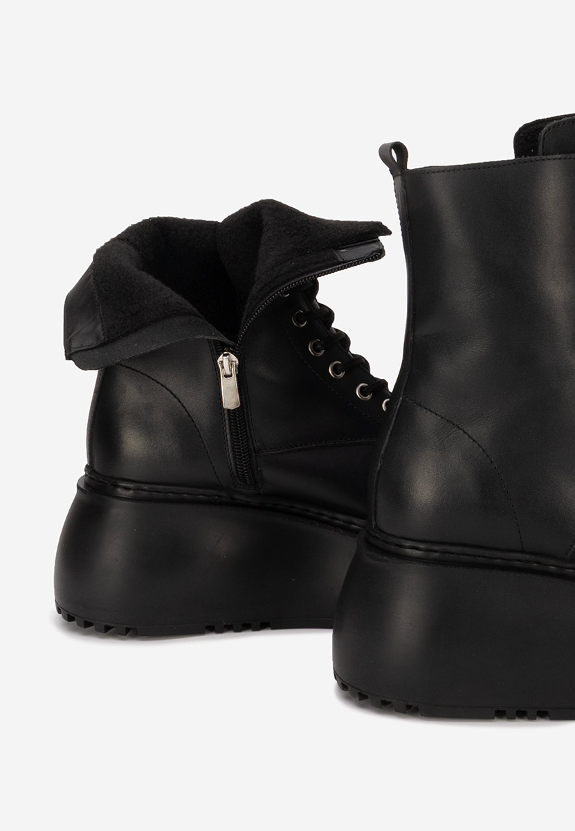 Mποτάκια πλατφόρμα Luisena Μαύρα