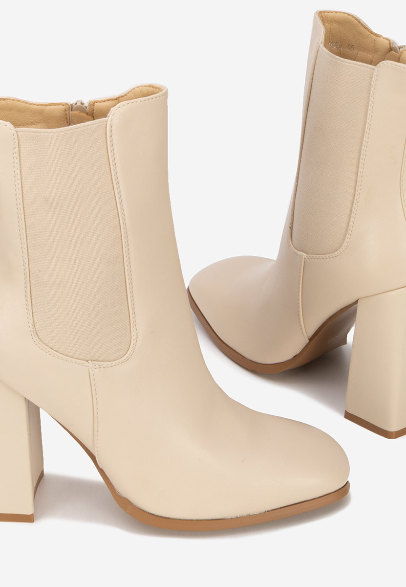 Γυναικεία chelsea Μποτίνια Anaela μπεζ