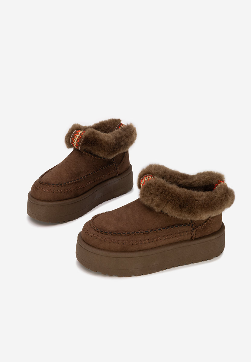 Μπότες τύπου UGG Sarida καφε