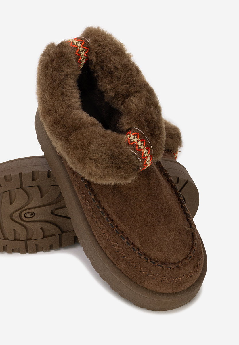 Μπότες τύπου UGG Sarida καφε