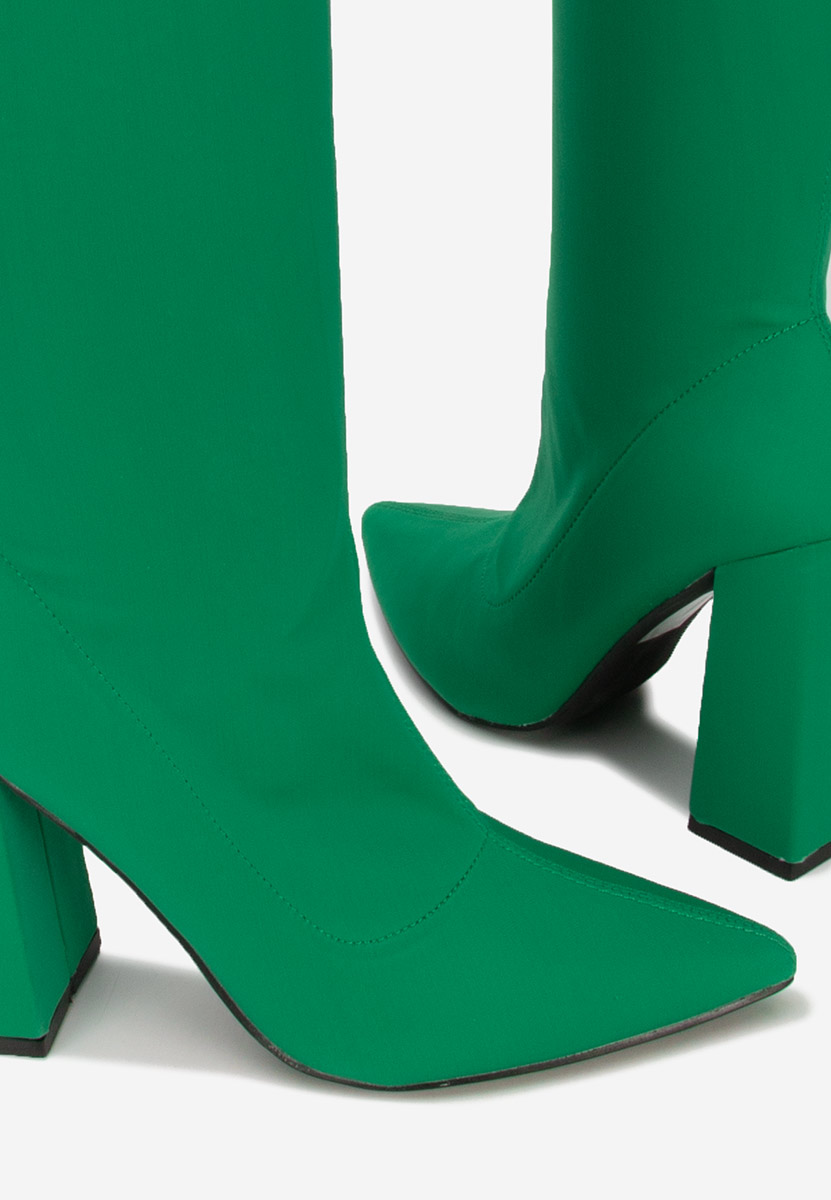 Ψηλές μπότες πρασινο Alexania
