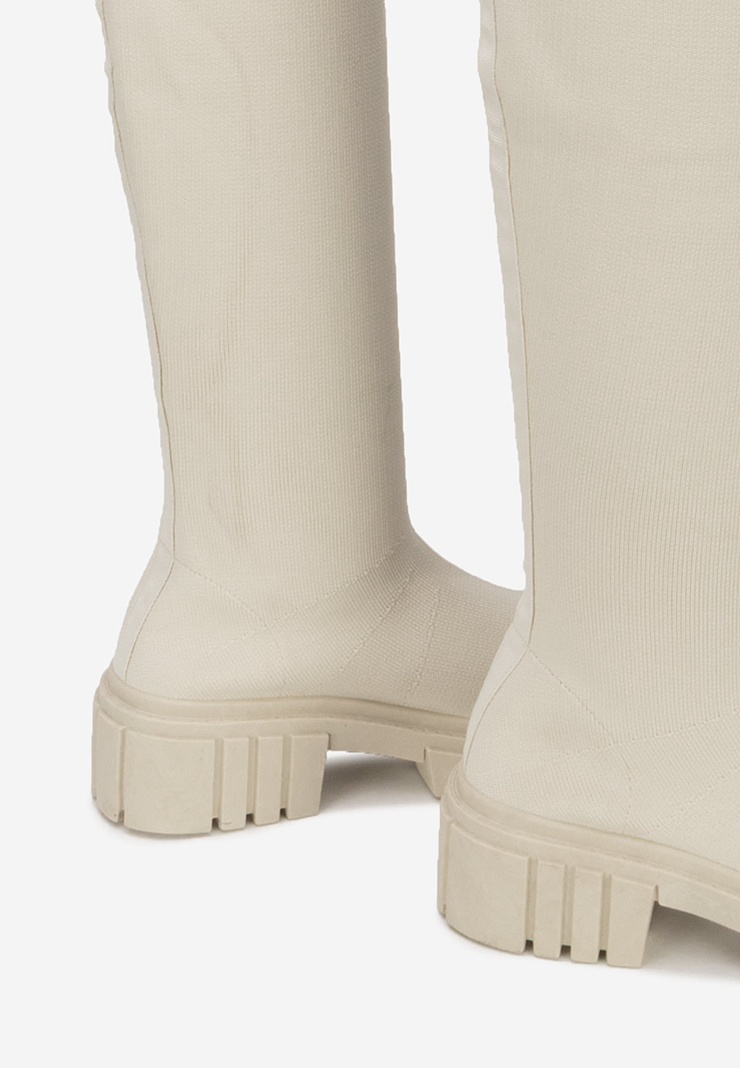 Ψηλές μπότες Raena μπεζ