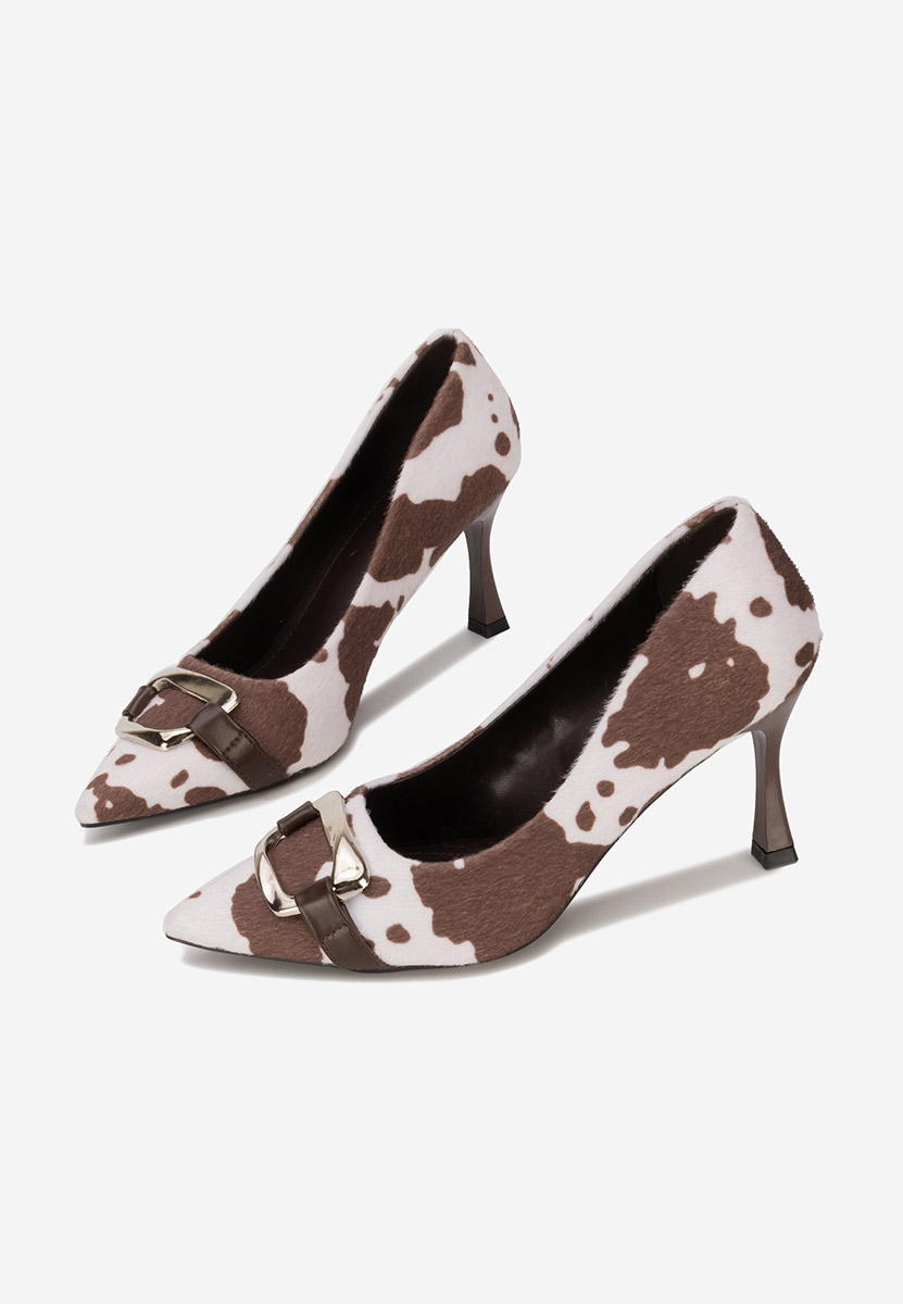 Γόβες στιλέτο Jenita animal print